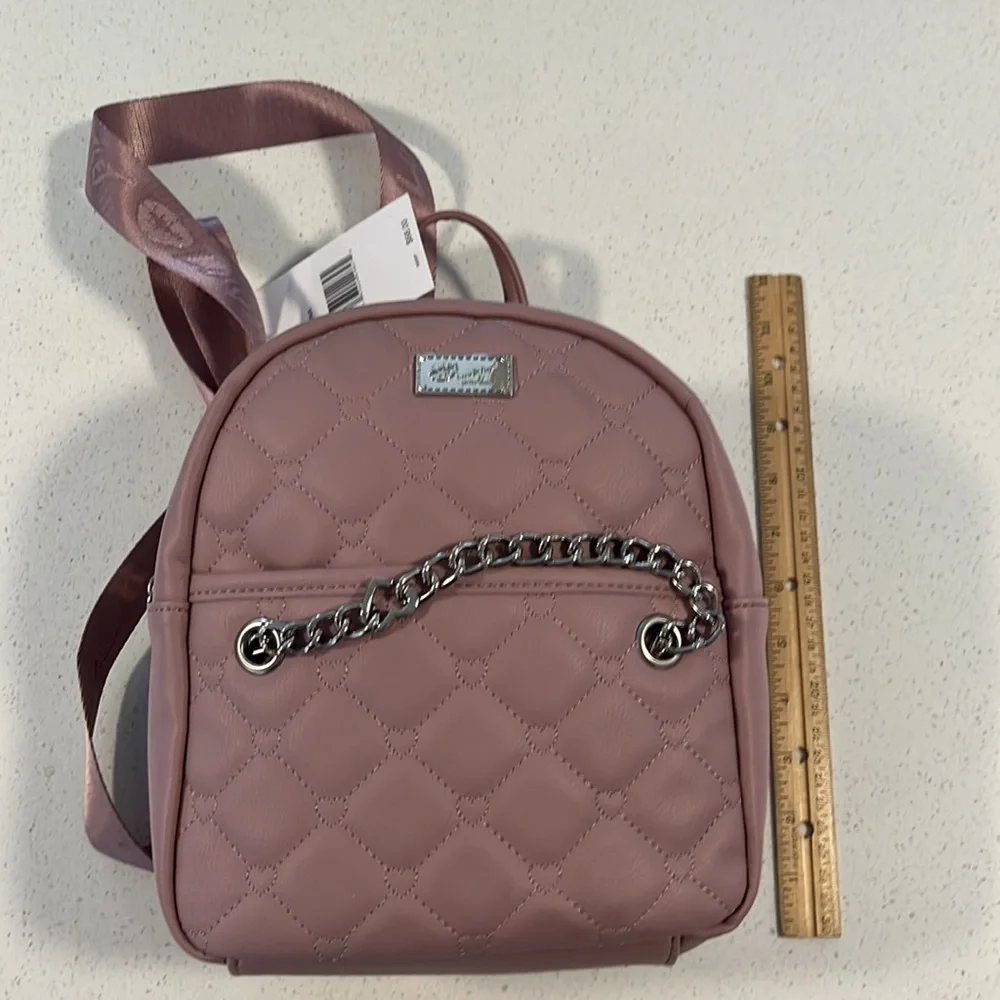 Backpack - Adorable Mauve Backpack by Betsy Johnson, New with Tags